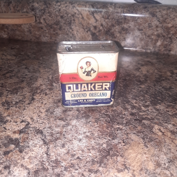 Accents Vintage Quacker Ground Oregano Tin Poshmark